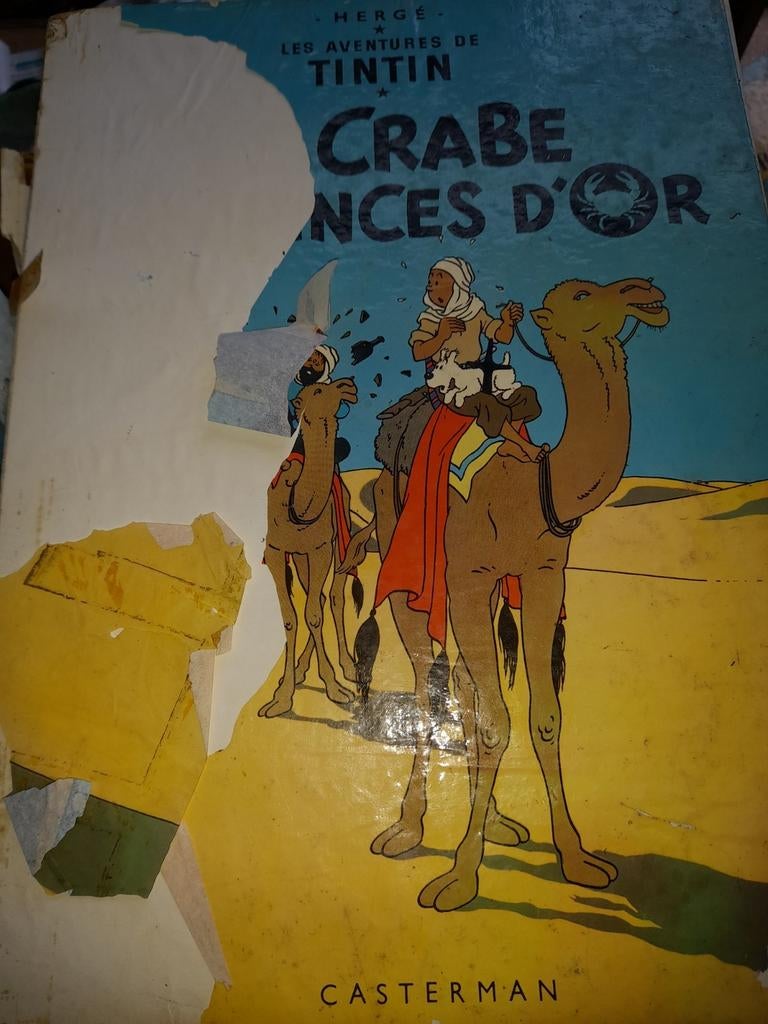 Le crabe aux pinces d 'or Herge  Casterman, Enlèvement ou Envoi, Utilisé