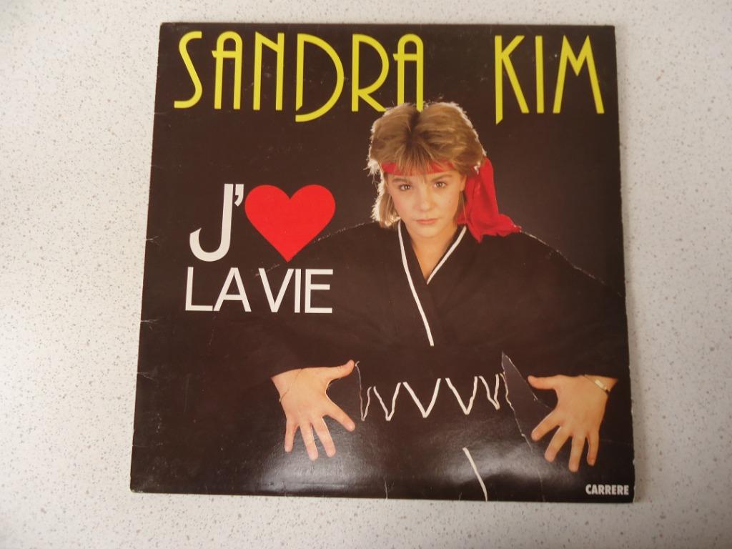LP van "Sandra Kim" J' La Vie anno 1986., Ophalen of Verzenden, Gebruikt, 12 inch