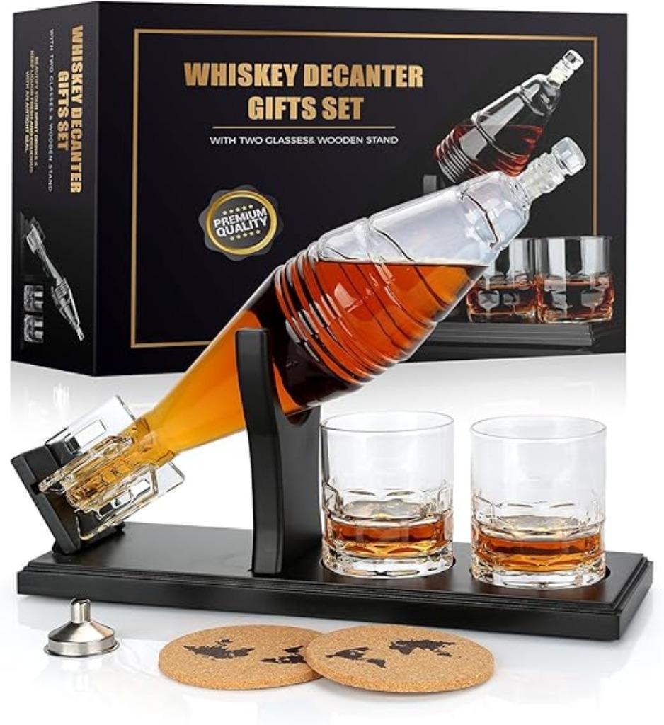 Whisky karaf SNELLE GRATIS LEVERING, Antiek en Kunst, Antiek | Glaswerk en Kristal, Verzenden