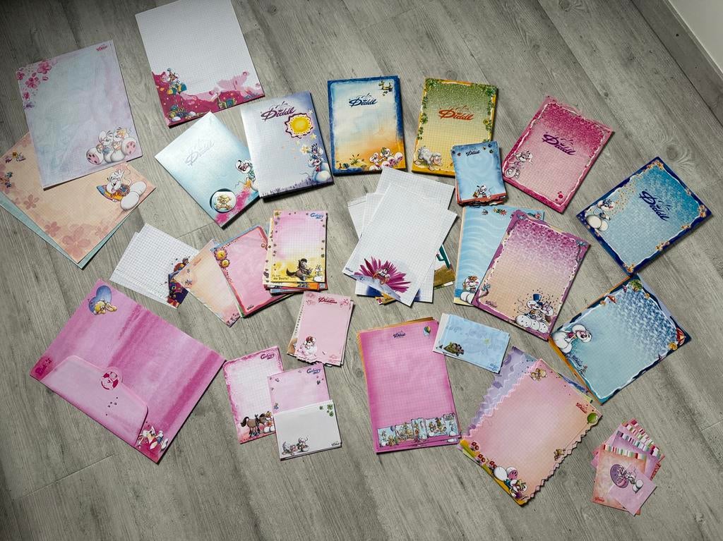 Diddl blaadjes (te ruil/te koop), Verzamelen, Diddl, Papier, Kaart of Schrift, Verschillende figuren, Ophalen