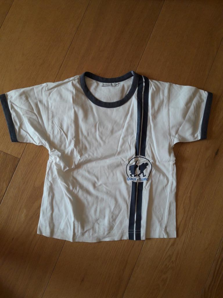 T-shirt, manches courtes, Quick & Flupke, 5 ans (taille 110), Enlèvement ou Envoi, Utilisé, Garçon ou Fille, Chemise ou À manches longues