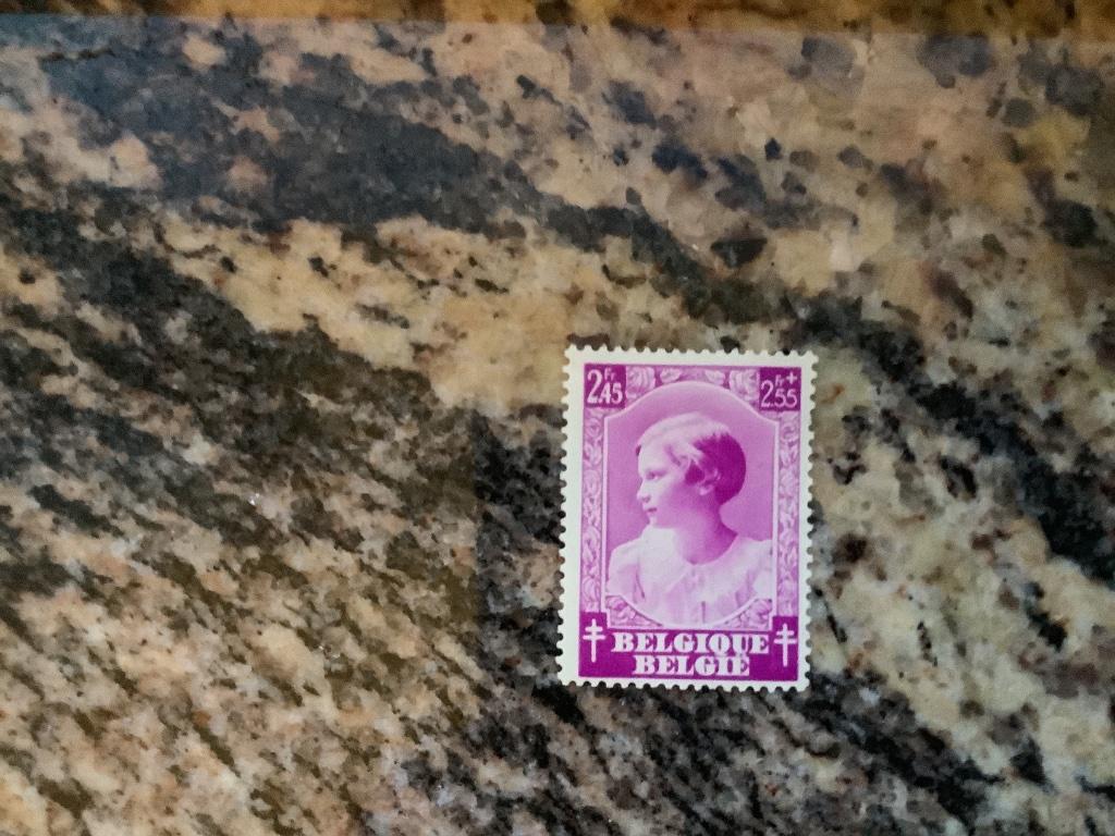 Postzegels België, Spoor van plakker, Koninklijk huis, Frankeerzegel, Ophalen of Verzenden