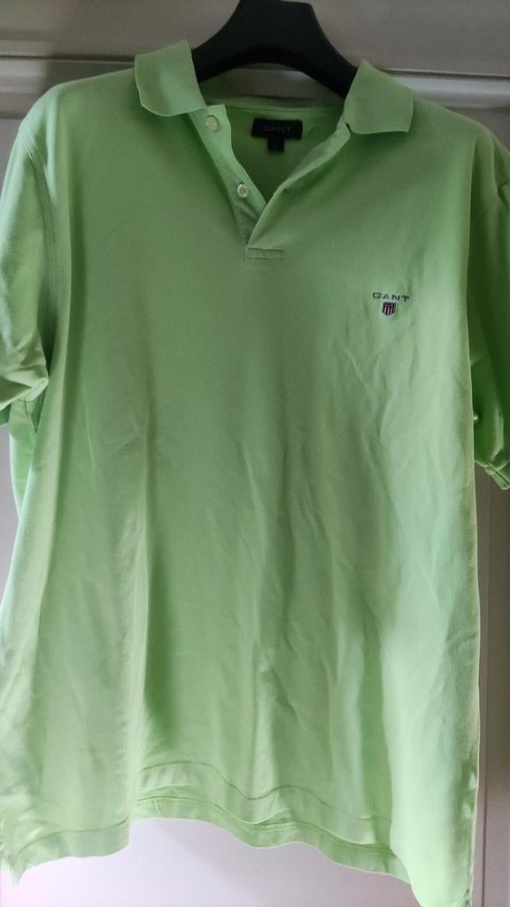 GANT green polo, L, Kleding | Heren, Ophalen of Verzenden, Zo goed als nieuw