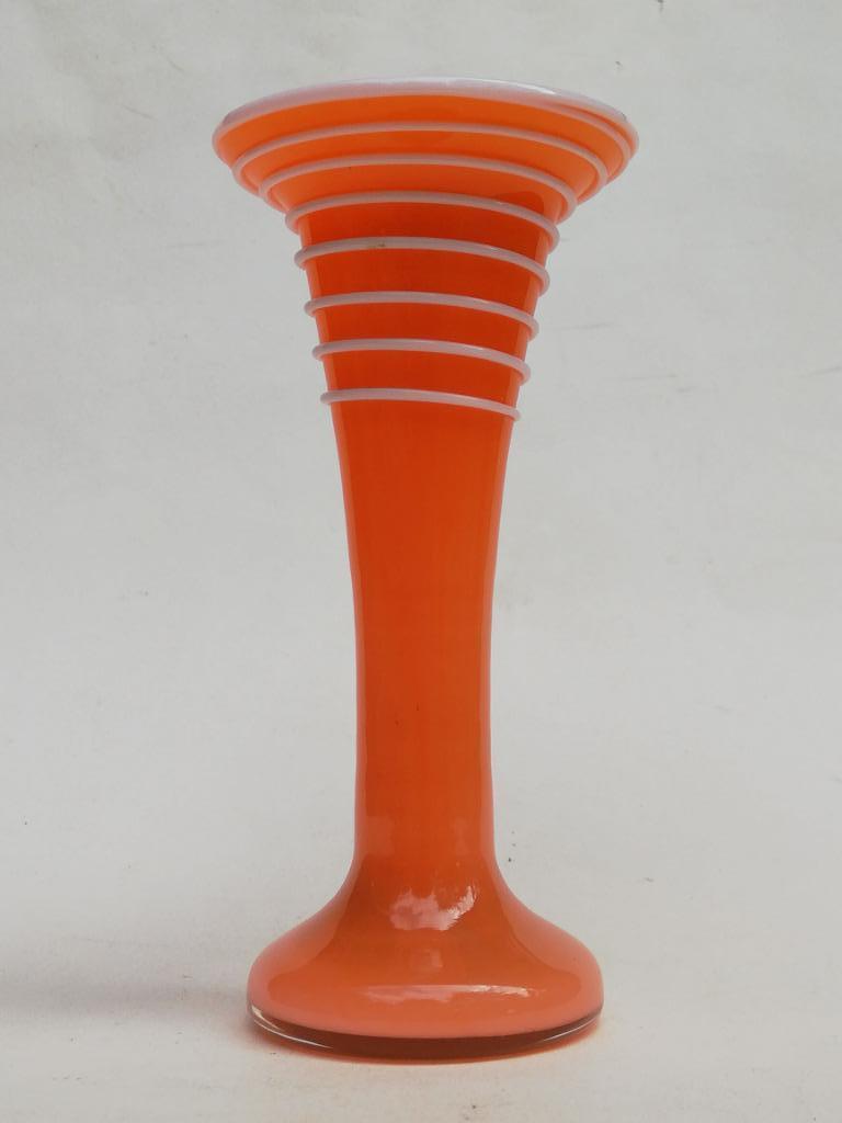 Mooi art deco vaasje in Tango glas - Tsjechië - jaren 30, Antiek en Kunst, Ophalen of Verzenden
