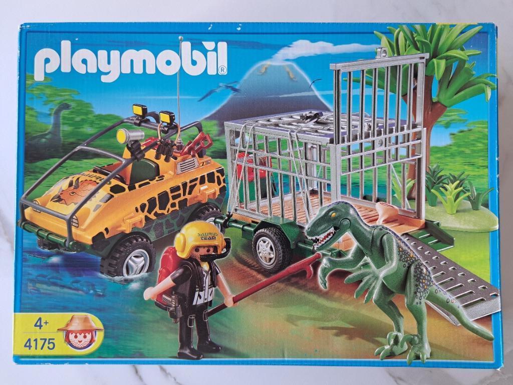 Playmobil Dinosaurus voertuig, Ophalen, Zo goed als nieuw, Complete set