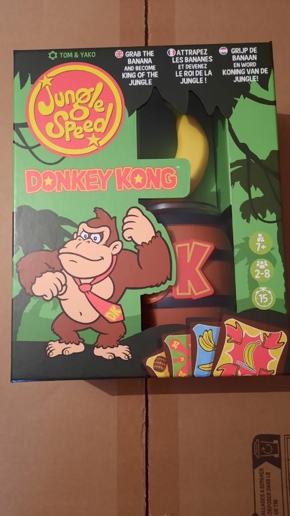 Bordspel -Jungle speed Donkey Kong, Ophalen of Verzenden, Nieuw