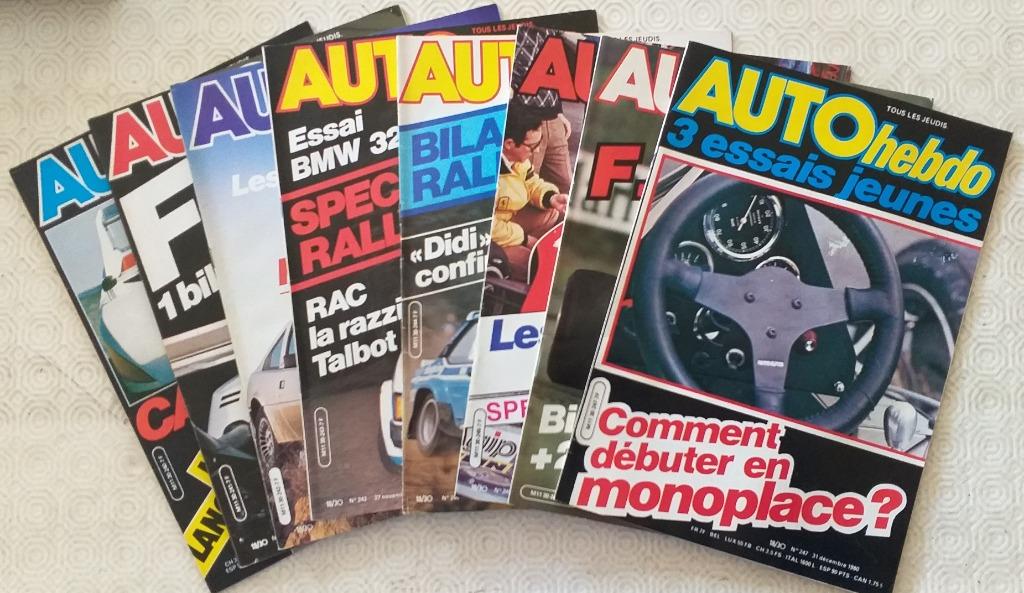 AUTO HEBDO  - 1980 - 20 NUMEROS, Livres, Enlèvement ou Envoi, Comme neuf