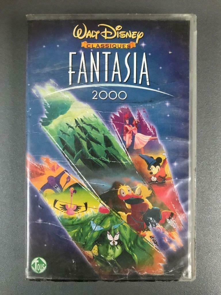 VHS Fantasia 2000 -, Enlèvement ou Envoi, Dessin animé, Tous les âges, Utilisé