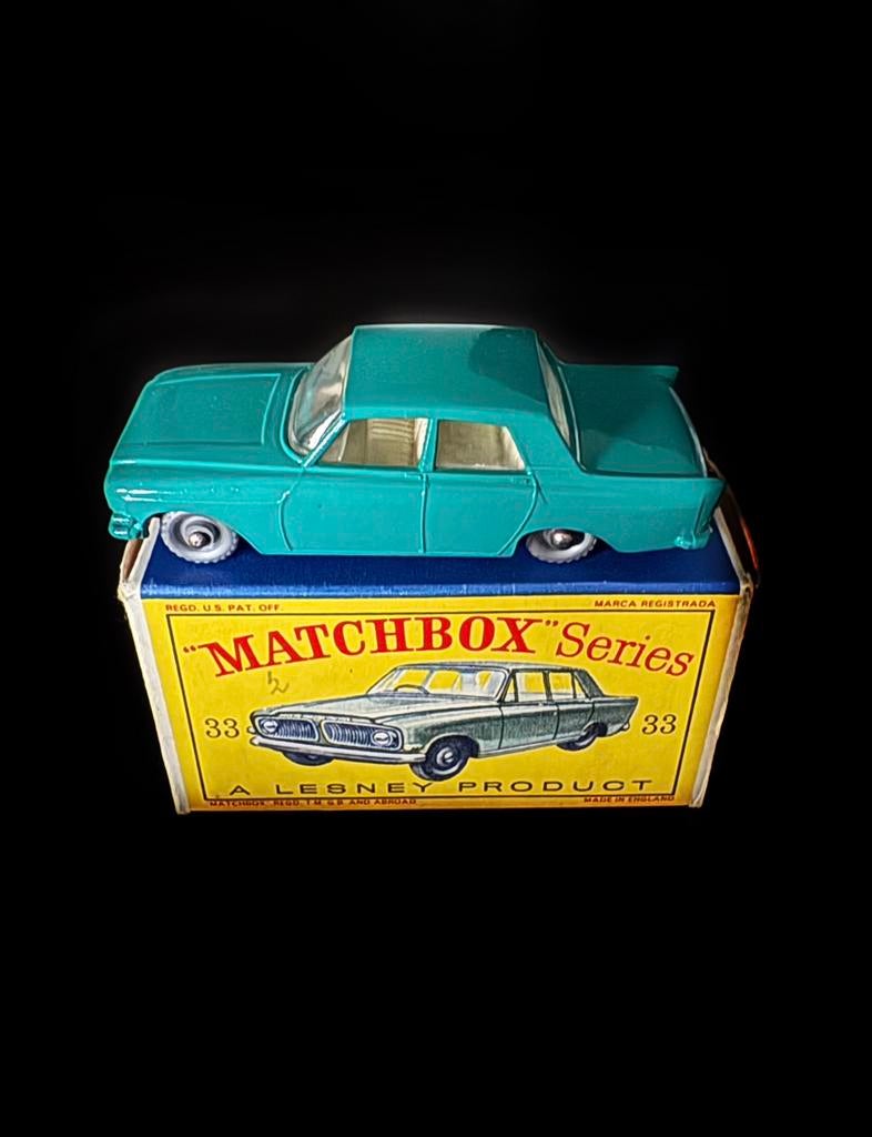 Matchbox nr 33 Ford Zephyr III, Ophalen of Verzenden, Zo goed als nieuw, Auto, Matchbox