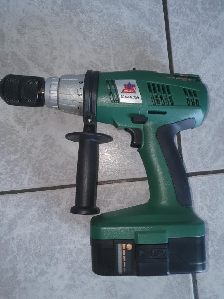 Vis et perceuse rechargeables Top Craft, Bricolage & Construction, Outillage | Foreuses, Enlèvement ou Envoi, Neuf, Perceuse
