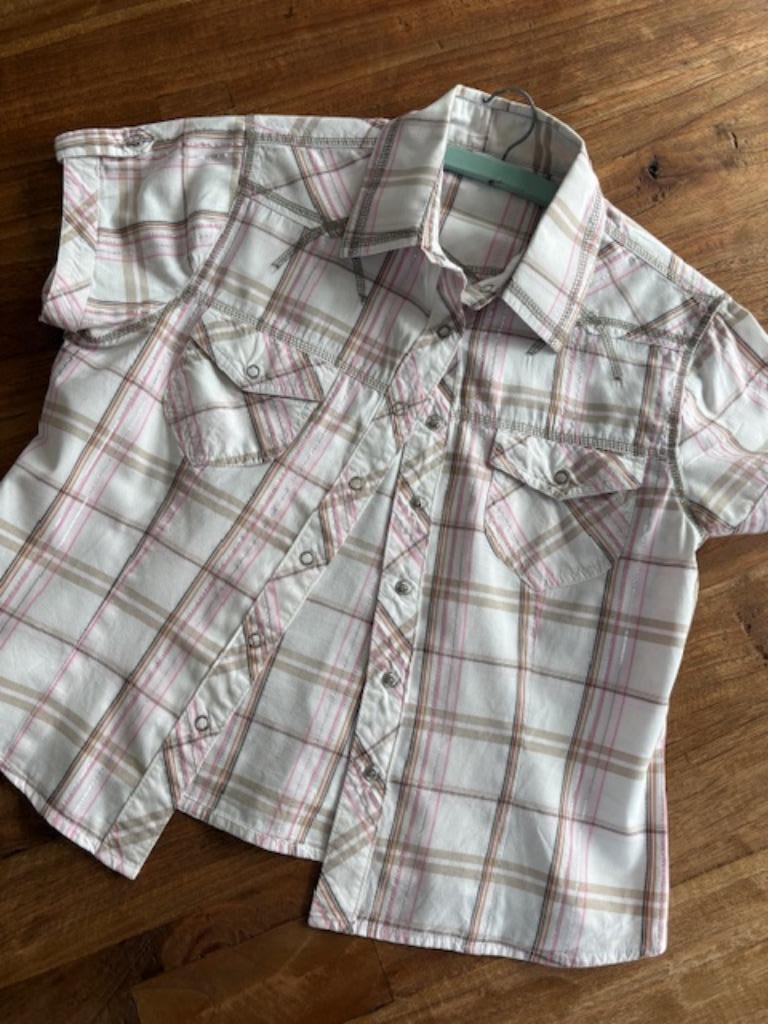 Blouse vintage maat 40, Kleding | Dames, Ophalen of Verzenden, Zo goed als nieuw, Maat 38/40 (M), Roze