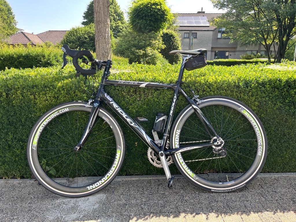 Carbon Koersfiets Ridley T 700 High Carbon Fiber, Fietsen en Brommers, Gebruikt, 26 inch, 57 tot 61 cm, Meer dan 20 versnellingen