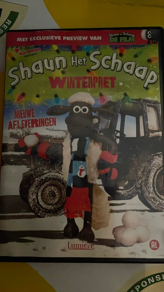 Dvd shaun het schaap, Ophalen of Verzenden, Zo goed als nieuw