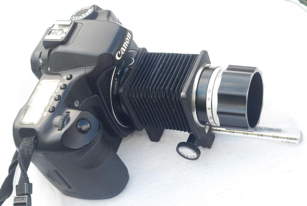 macrobalg + 105 mm + adapterring, Ophalen of Verzenden, Gebruikt, Spiegelreflex, Overige Merken