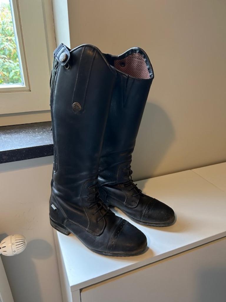 Paardrijlaarzen HKM zwart maat 36, Dieren en Toebehoren, Ophalen, Zo goed als nieuw, Kinderen, Schoeisel