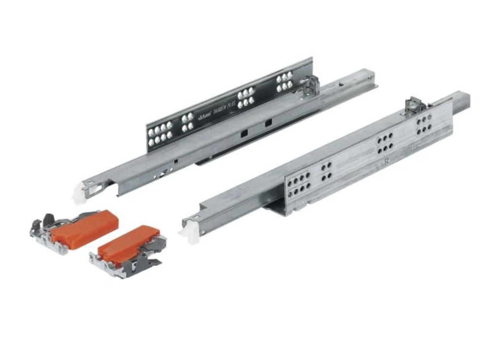 Blum tandem ladegeleiders 60cm, Enlèvement ou Envoi, Comme neuf