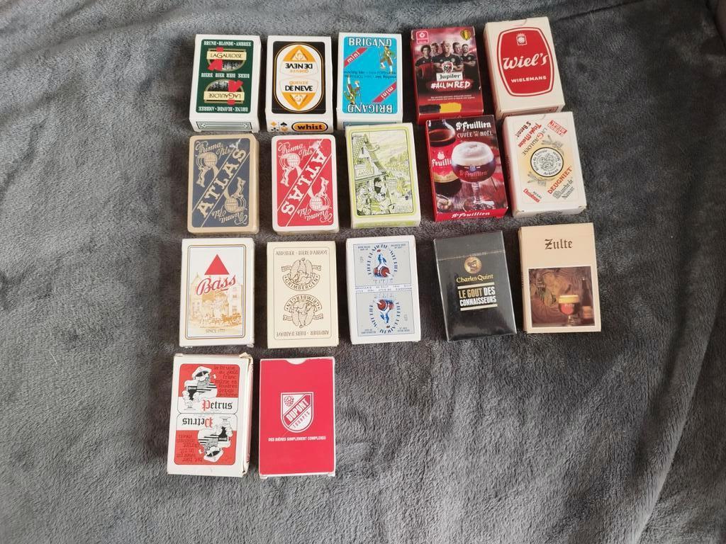Divers jeux de cartes brasserie, Verzamelen, Biermerken, Ophalen of Verzenden, Zo goed als nieuw, Overige typen