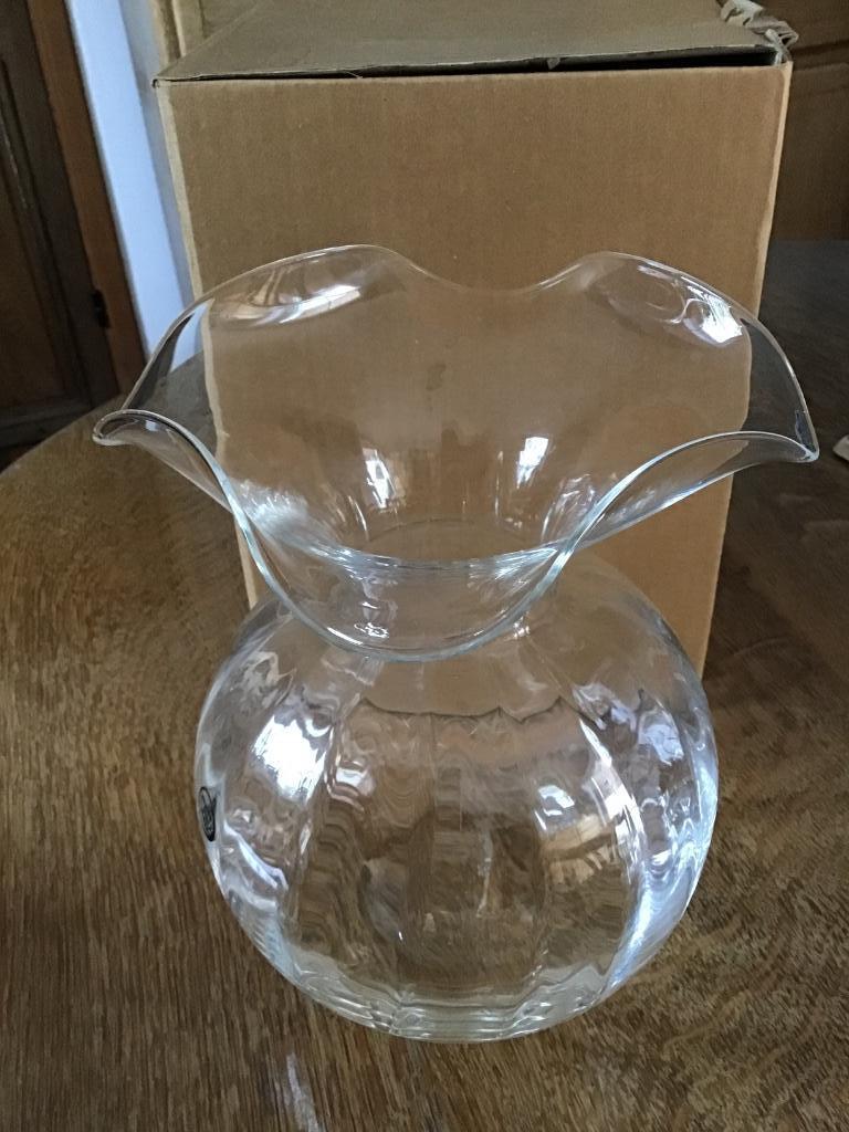 Vase en verre neuf, Enlèvement, Neuf, Autres couleurs, Verre