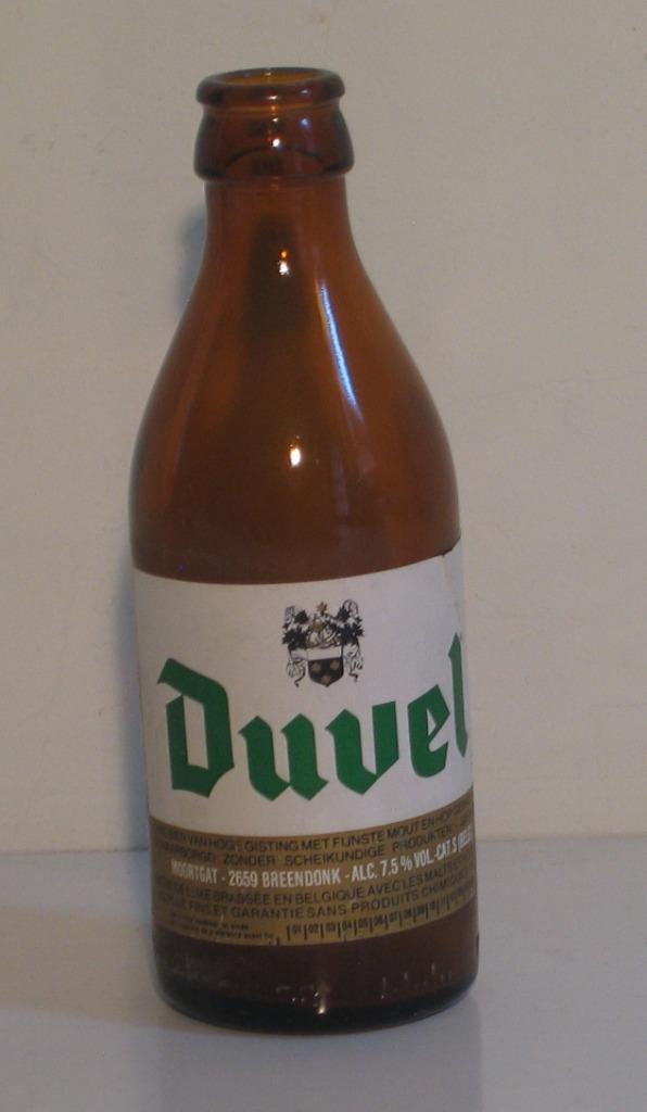 BIERFLES  DUVEL  25 cl  ( 312 ), Verzamelen, Ophalen, Gebruikt, Flesje(s), Duvel