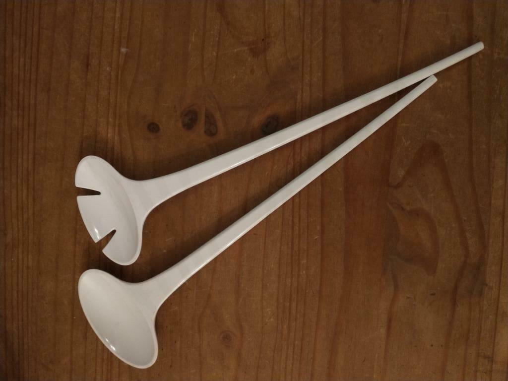 Keukengerei - wit - Ikea, Ophalen of Verzenden, Gebruikt, Kunststof, Los bestek
