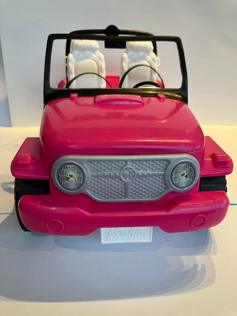 Barbie jeep-auto, Ophalen, Gebruikt