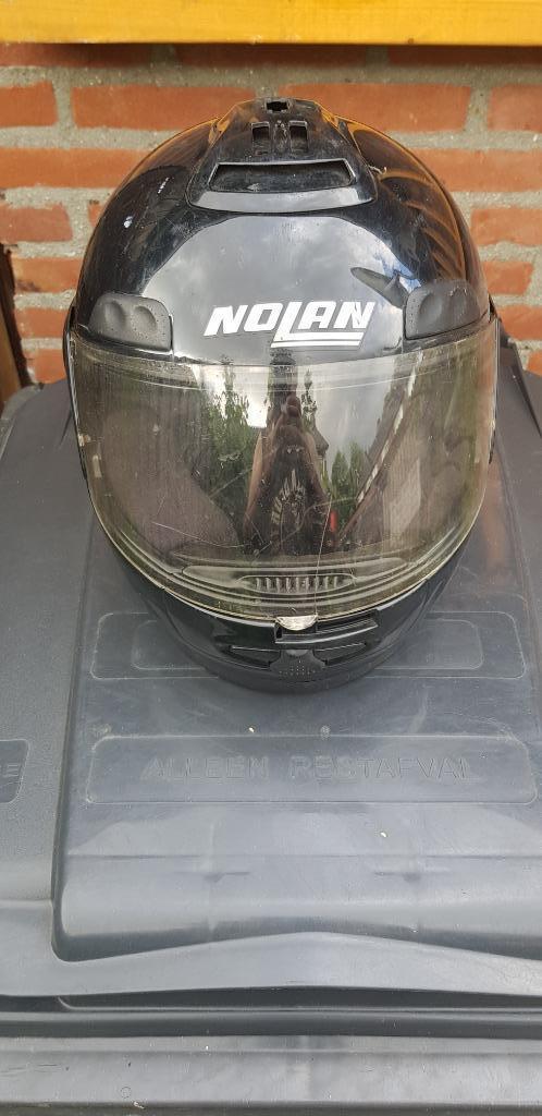 Lazer/Nolan helm, Fietsen en Brommers, Ophalen, Zo goed als nieuw, Medium