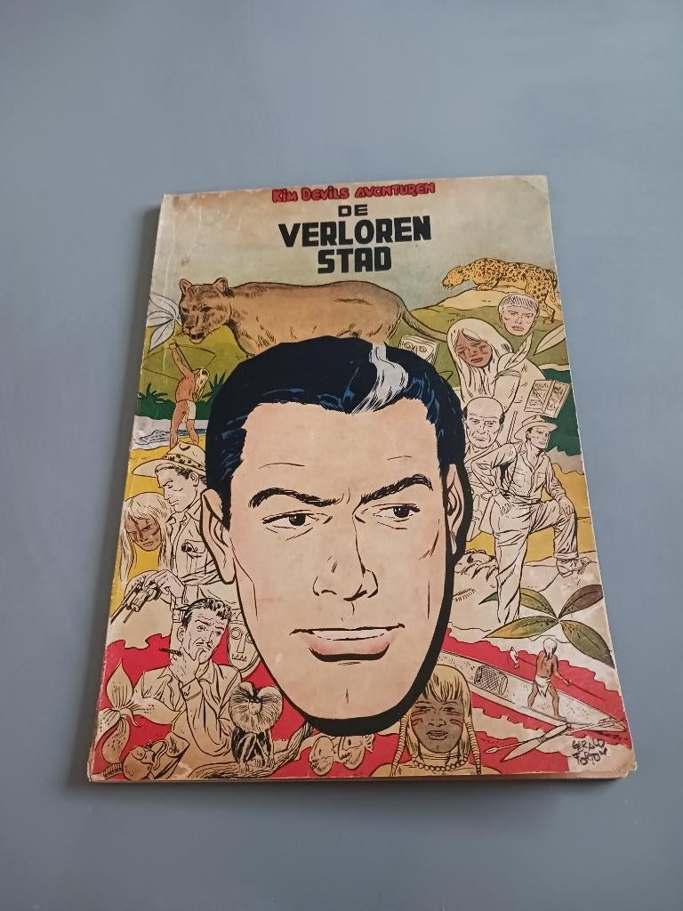 Kim Devil, de Verloren Stad, 1ste druk, goede staat, Boeken, Gelezen, Eén stripboek, Ophalen of Verzenden, Charlier - Forton