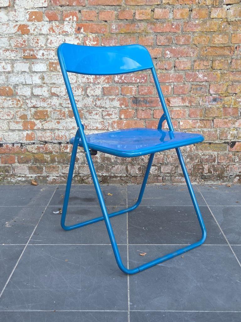 TED Klapstoel Niels Gammelgaard, Maison & Meubles, Enlèvement, Utilisé, Bleu, Une