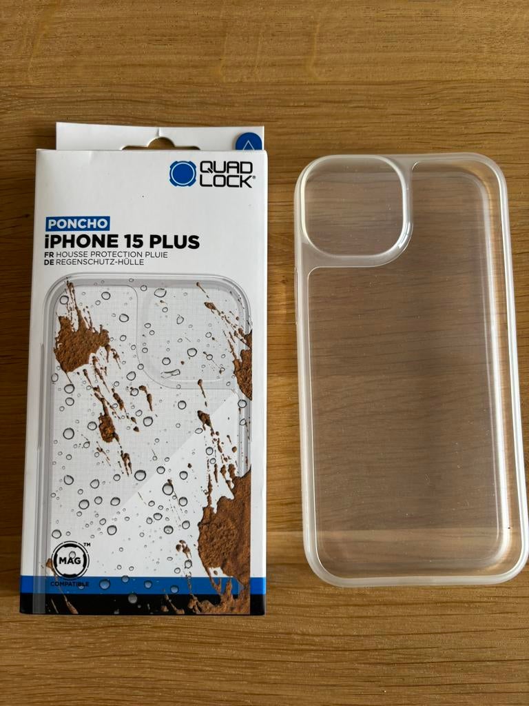 Quad lock Iphone 15 plus en Poncho, Télécoms, Enlèvement ou Envoi, Comme neuf