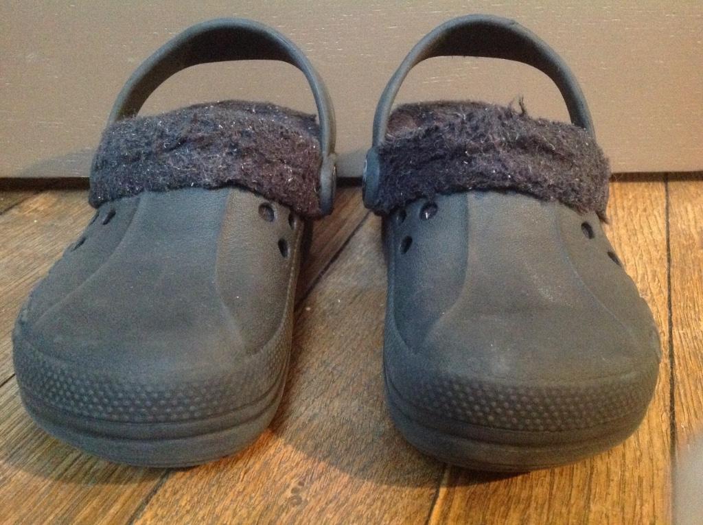 Crocs hiver Pointure 8-9 (27-28), Garçon ou Fille, Crocs, Enlèvement, Utilisé