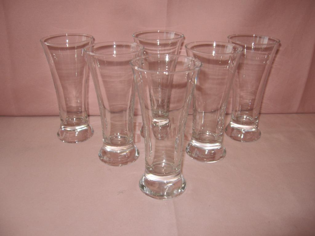6 verres à flûte Picon of Ricard sans texte, petit, Collections, Marques & Objets publicitaires, Enlèvement ou Envoi, Comme neuf