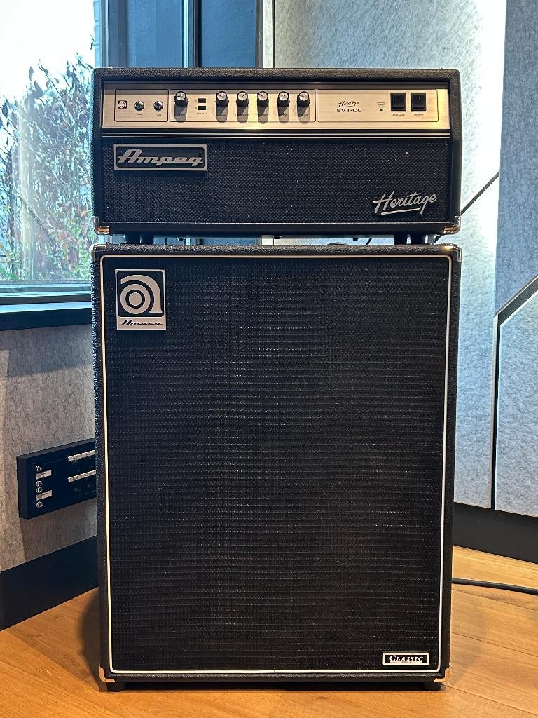 Ampeg SVT-CL Heritage + Ampeg SVT-410HLF Classic Cab, Ophalen, Zo goed als nieuw, Basgitaar, 100 watt of meer