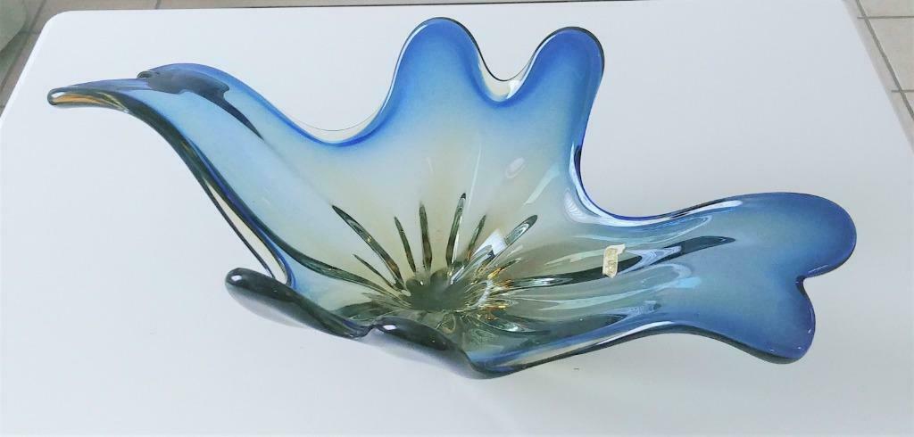 ancien vase en verre de Murano, Antiquités & Art, Enlèvement ou Envoi