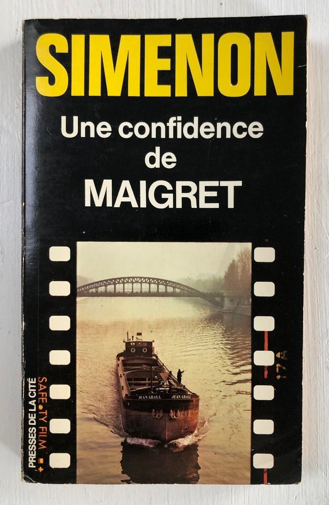boek Une confidence de Maigret Georges Simenon detective, Boeken, Ophalen of Verzenden
