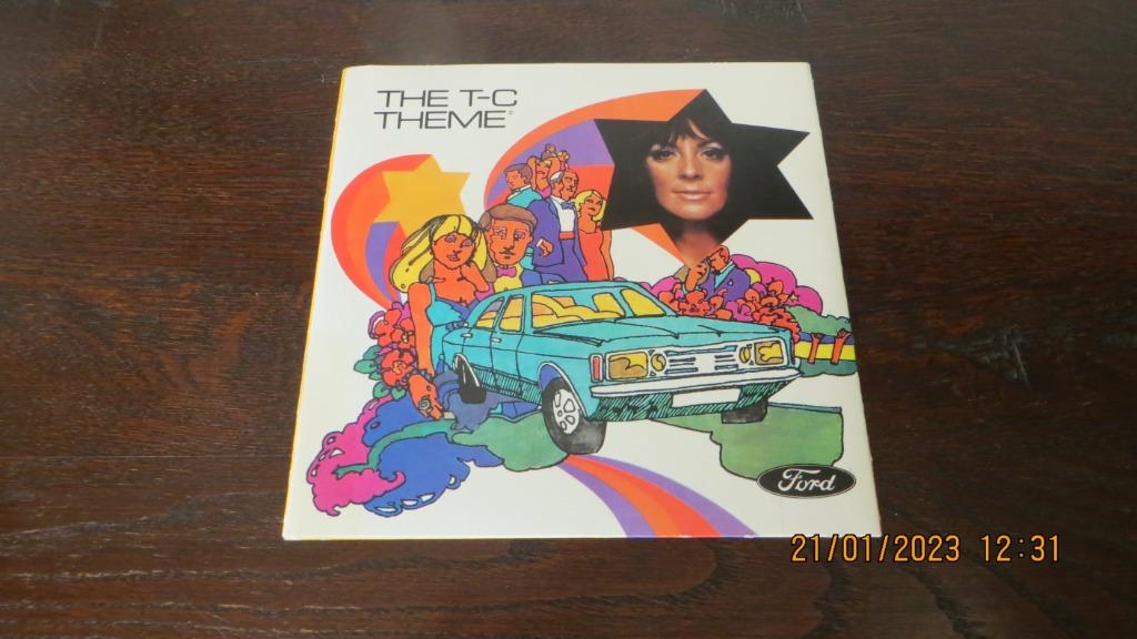 FORD Taunus  en CORTINA promovinylplaat uit 1971, Verzamelen, Ophalen of Verzenden, Zo goed als nieuw, Auto's