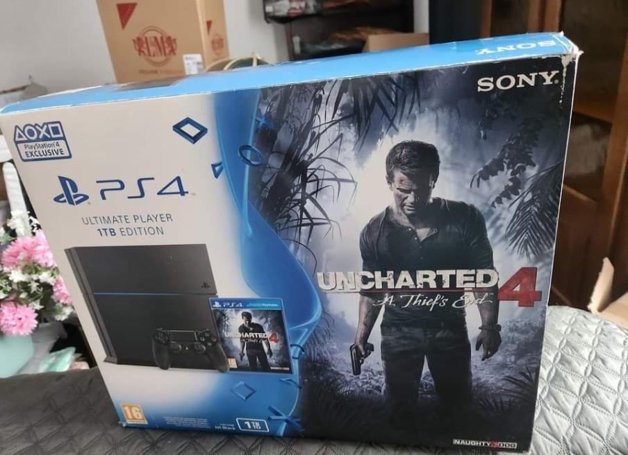 Pack Console PlayStation 4 - Édition limitée Uncharted 4, Avec 1 manette, Comme neuf, Enlèvement, 1 TB