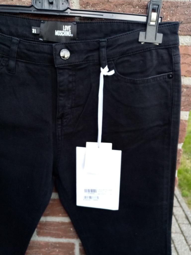 Dames broeken Love Moschino Mt31, Mt34, Love Moschino, Zwart, Maat 42/44 (L), Nieuw