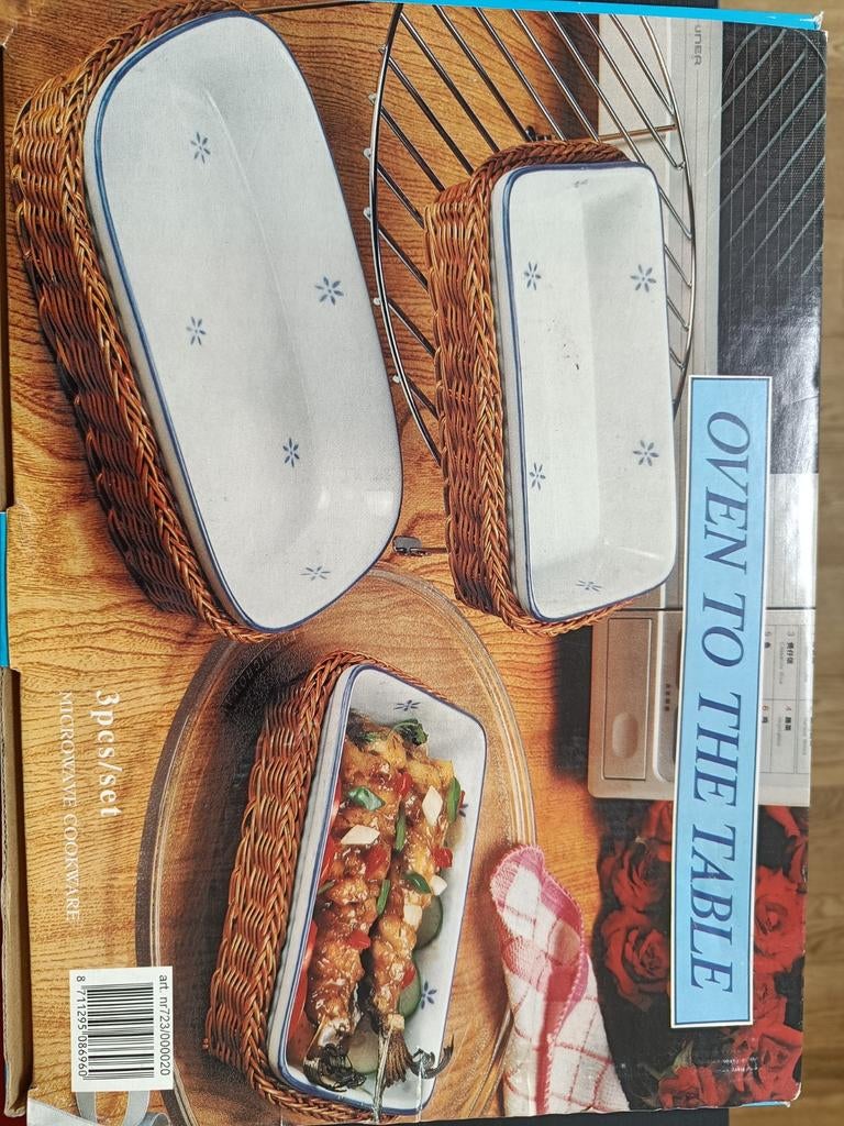 Set van 3 nieuwe keramische schalen, Ophalen, Nieuw