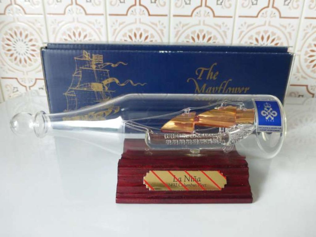 Glasschip verzegeld in een fles Mayflower collection, Ophalen of Verzenden, Nieuw
