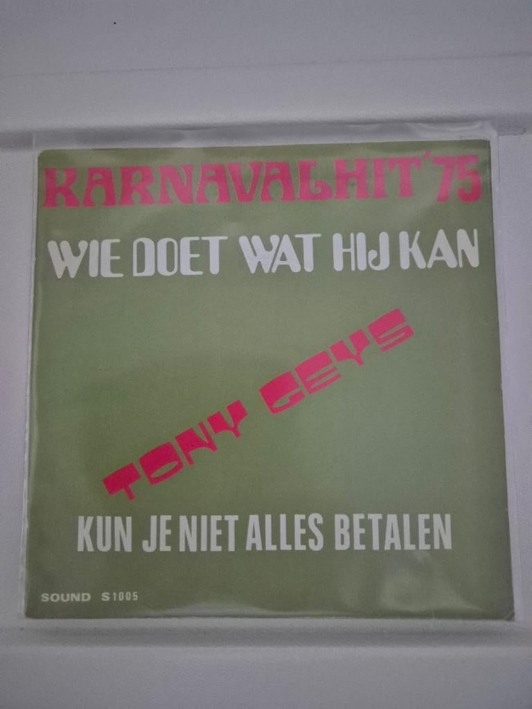 Karnaval singel Tony Geys 1975, Ophalen of Verzenden