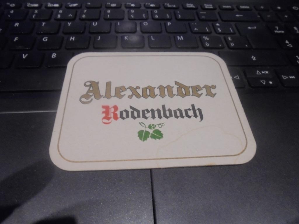 Alexander rodenbach, Verzamelen, Ophalen of Verzenden, Gebruikt, Viltje(s)