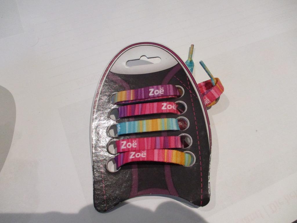 Naamveter of polsband ,schoen nestels, met naam Zoë, Kinderen en Baby's, Kinderkleding | Schoenen en Sokken, Nieuw, Schoenen, Meisje
