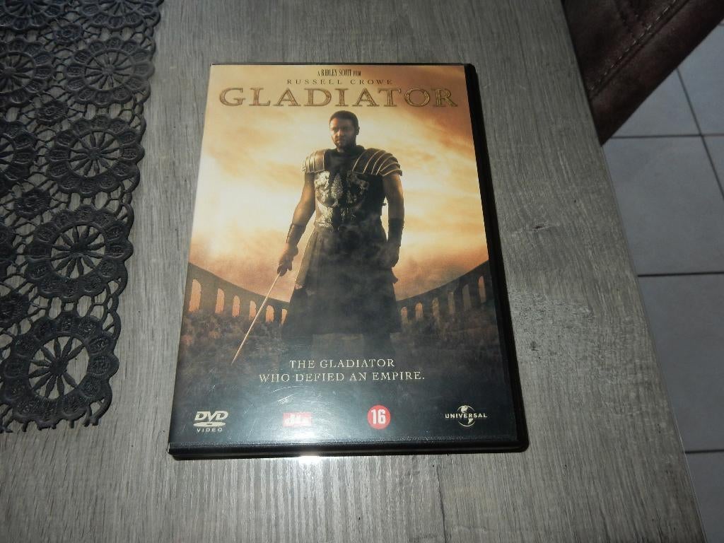 nr.1342- Dvd: gladiator - actie, Vanaf 16 jaar, Ophalen of Verzenden, Gebruikt, Actie