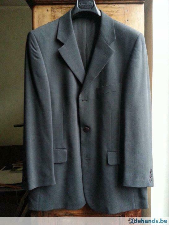 Oliver Strelli kostuum, blazer & broek, grijs, Ophalen of Verzenden, Nieuw, Maat 48/50 (M), Grijs