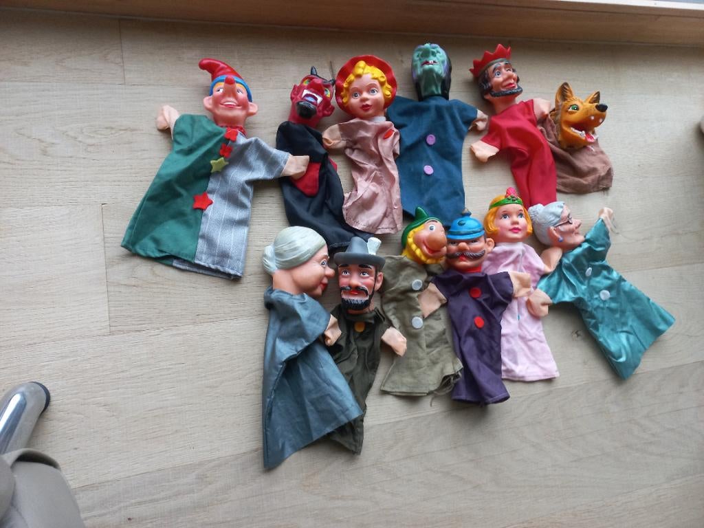 Handpoppen poppenkast pop 12, Ophalen, Gebruikt, Overige typen