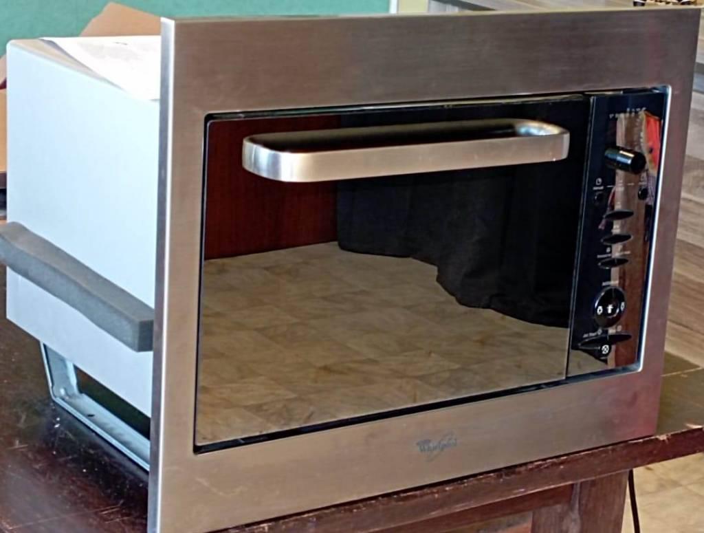 Four combi micro-ondes encastrable Whirlpool, Electroménager, Fours, Utilisé, Encastré, Air chaud, Fonction micro-ondes, Plaque tournante