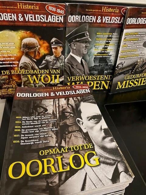 16 boekjes historie WO II oorlogen en veldslagen, Ophalen of Verzenden