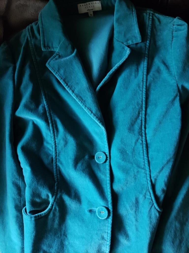 ESSENTIEL GIRLS Antwerp,appelblauwzeegroene blazer, size: 16, Kleding | Dames, Ophalen of Verzenden, Zo goed als nieuw