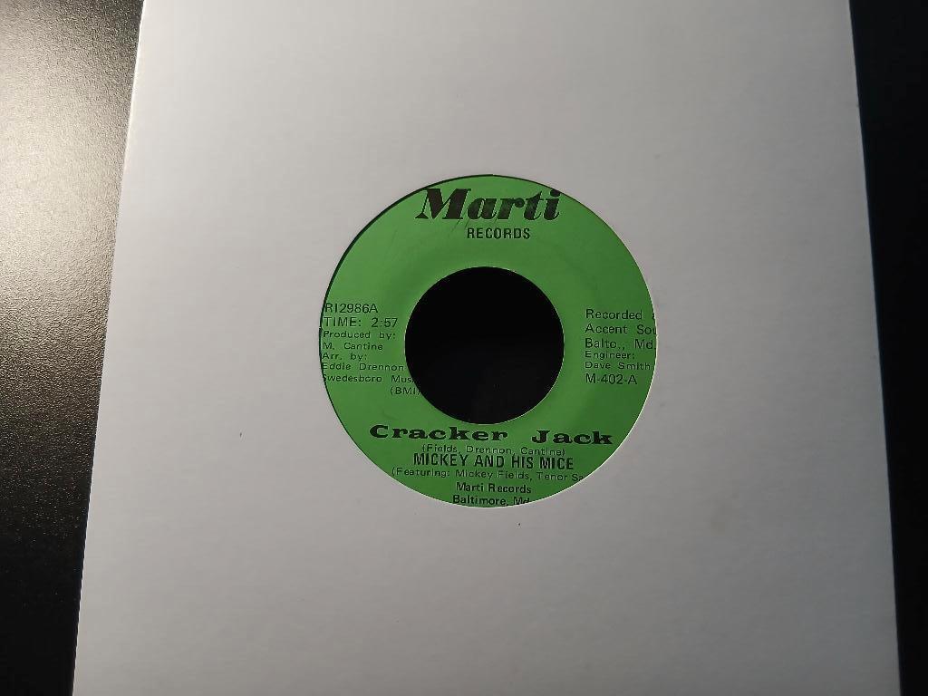 Mickey And His Mice – Cracker Jack '7 Popcorn funky ", CD & DVD, Vinyles Singles, Comme neuf, R&B et Soul, Enlèvement ou Envoi