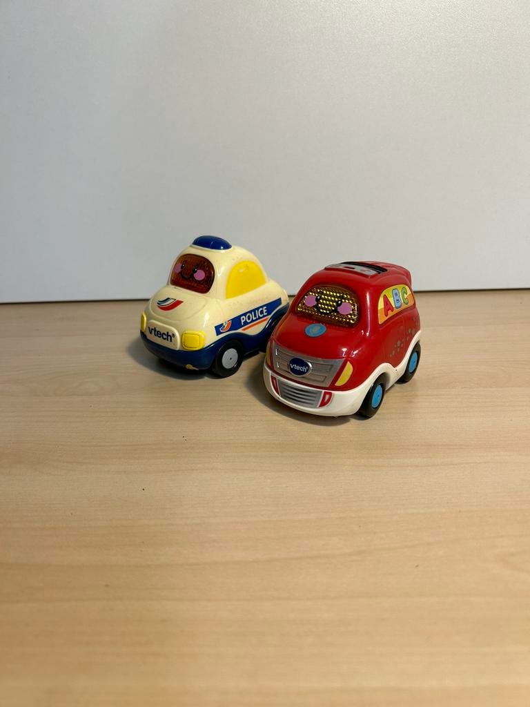 2 véhicules VTech Tut tut bolide véhicule (prix pour les 2), Enlèvement ou Envoi